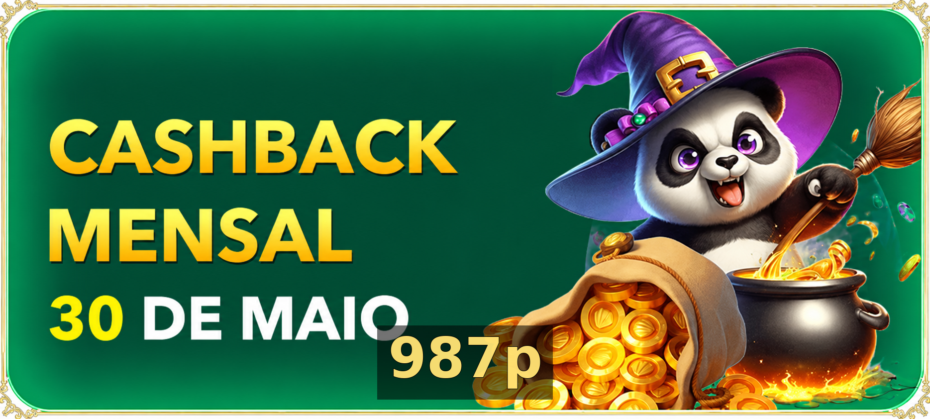Métodos de pagamento aceitos no 987p